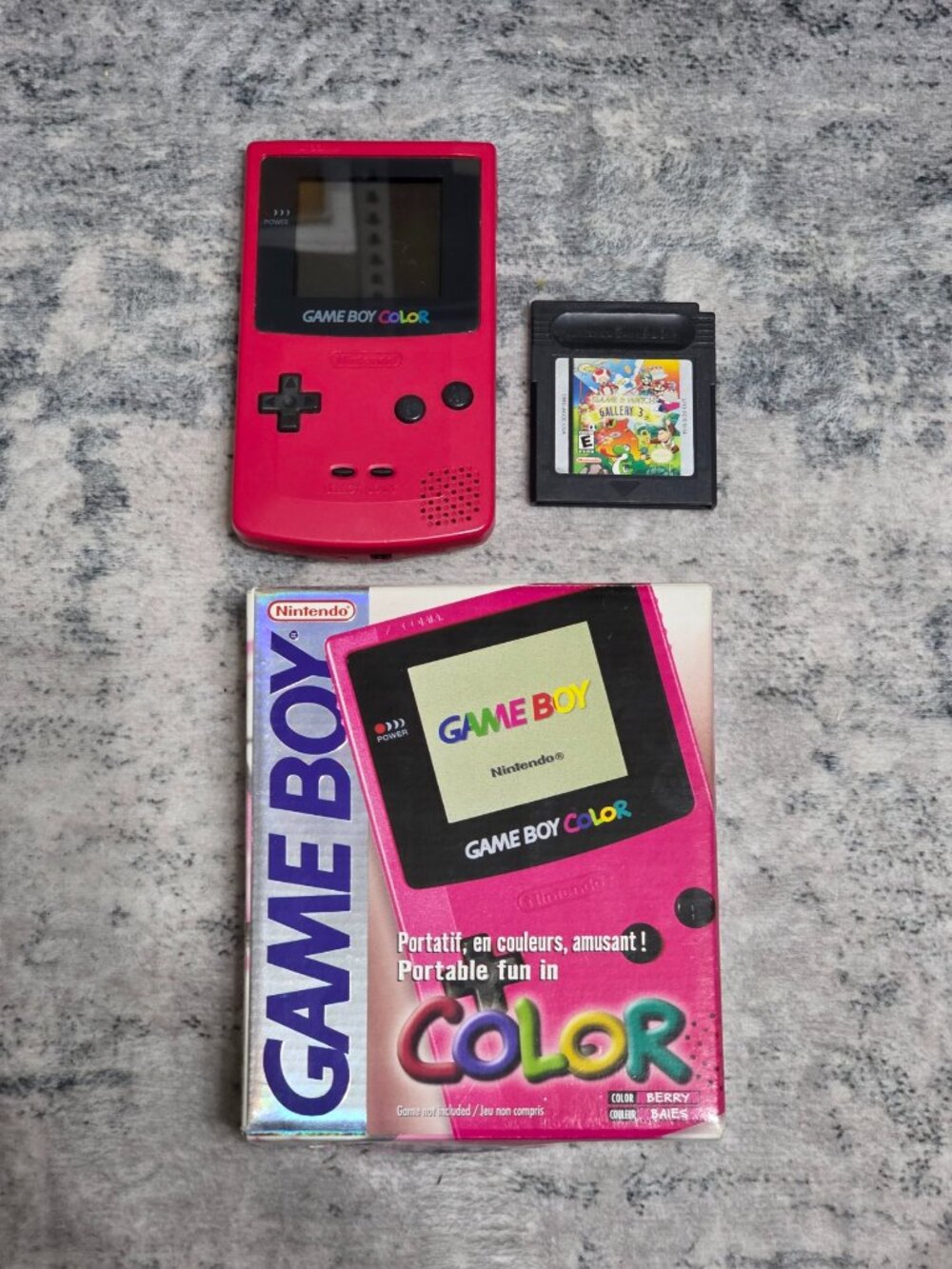 Nintendo Game Boy Color Berry - Box - console - 1 Game - *No manual*